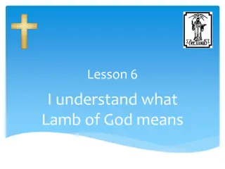 Symbolism of the Lamb of God in Religious Ceremonies