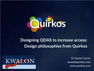 Design Philosophy for Increasing Accessibility in Qualitative Data Analysis Software