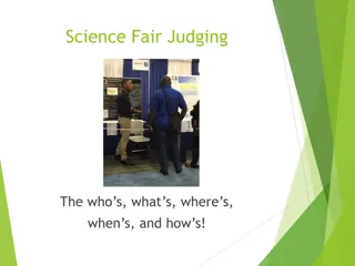 Science Fair Judging Process and Criteria