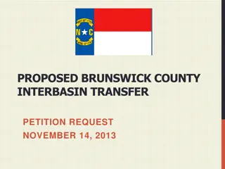 Proposed Brunswick County Interbasin Transfer Petition Request