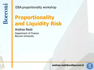 Proportionality Principle in Liquidity Risk Management