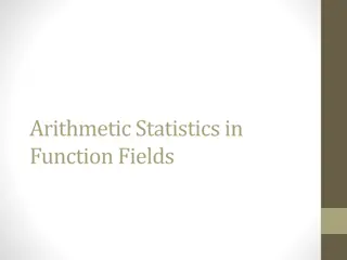 Arithmetic Statistics in Function Fields