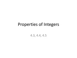 Understanding Properties of Integers in Number Theory