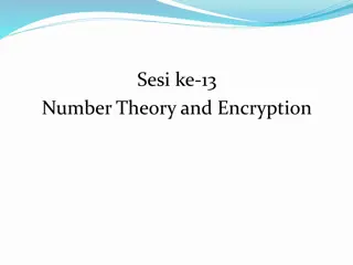 Basics of Division in Number Theory and Encryption