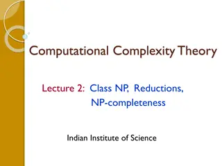 Introduction to NP-Completeness and Complexity Theory