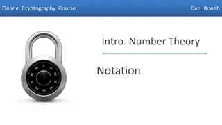 Cryptography and Number Theory Crash Course