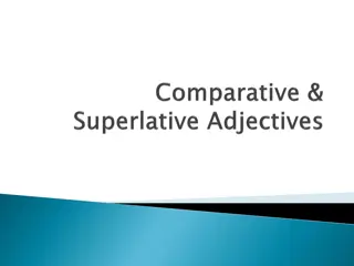 Comparative and Superlative Adjectives Usage Guide