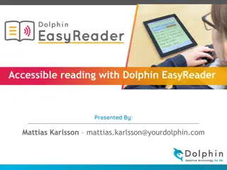 Accessible Reading with Dolphin EasyReader