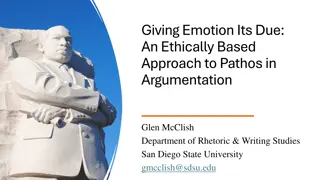 Pathos in Argumentation: An Ethical Perspective