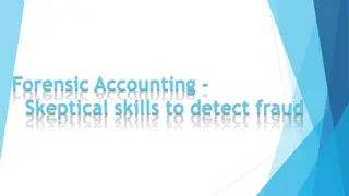 Fraud and Forensic Accounting