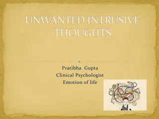 Understanding Unwanted Intrusive Thoughts and How to Cope with Them