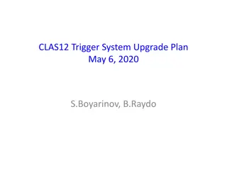 CLAS12 Trigger System Upgrade Plan May 6, 2020