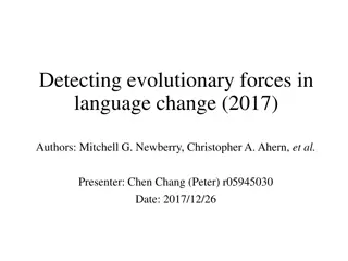 Detecting Evolutionary Forces in Language Change (2017)