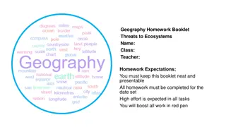 Geography Homework: Threats to Ecosystems Recap