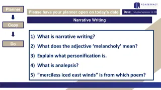 Narrative Writing Essentials