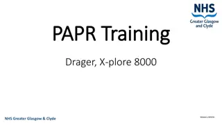 PAPR Training with Drager X-plore 8000 - NHS Guidance