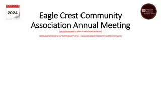 Eagle Crest Community Association Annual Meeting Overview