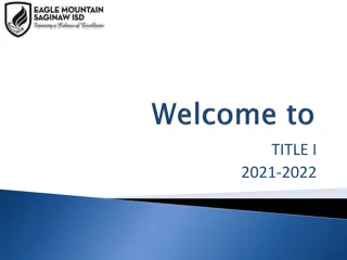 Overview of Title I Program in Education