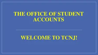 TCNJ Student Accounts Information and Services