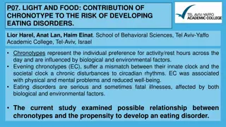 Impact of Chronotype on Developing Eating Disorders