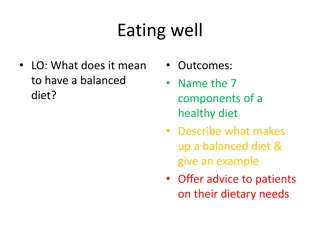 The Components of a Balanced Diet