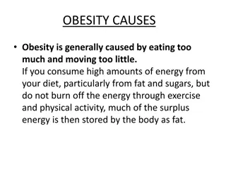 Obesity: Causes and Factors Contributing to Weight Gain