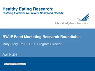 Healthy Eating Research Program Overview and Impact