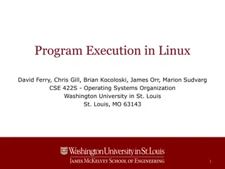 Program Execution in Linux