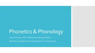 English as a Lingua Franca and Pronunciation Teaching