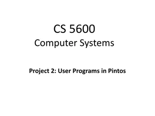 Enhancing User Programs in Pintos