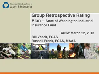 Overview of Washington State Group Retrospective Rating Plan