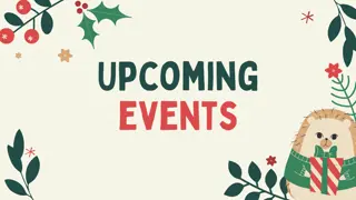 Upcoming College Events and Initiatives for November and December