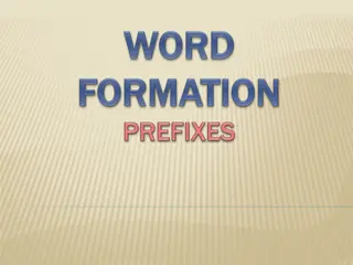 Prefixes Practice and Composition Writing for Language Development