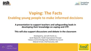 Vaping: The Facts - Supporting Educators and Safeguarding Leads