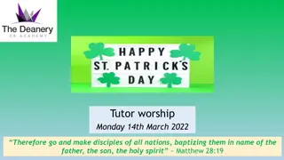 Reflections on St. Patrick's Day: Wisdom and Faith in Action