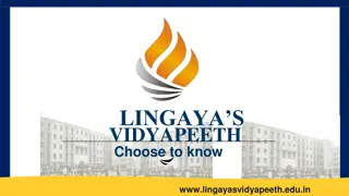 Dr. Samriti Mahajan – Head of Department, Lingaya's Vidyapeeth, Faridabad