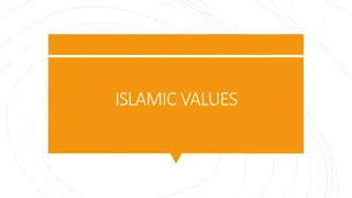 Islamic Values Promoting Equality and Justice