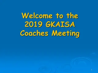 GKAISA Coaches Meeting 2019 Highlights