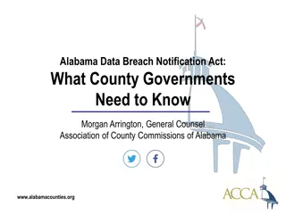 Alabama Data Breach Notification Act for County Governments