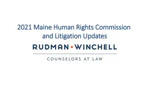 Maine Human Rights Commission 2020 Annual Report and Litigation Updates