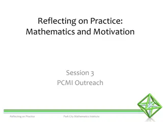 Enhancing Student Motivation in Mathematics: Strategies and Reflections