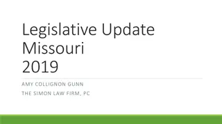 Missouri Legislative Update 2019: New Rules for Suits Against Insurers