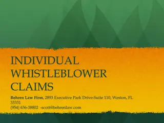 Federal Whistleblower Laws Overview