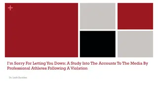 Athletes' Image Repair Strategies: A Study on Media Accounts Following Violations