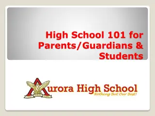 High School 101: Tips for Parents, Guardians, and Students