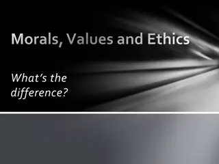 Understanding Morals, Values, and Ethics: Key Differences and Implications