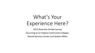 VCCS Diversity Climate Survey - Share Your Experience