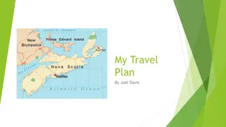 My Travel Plan to Halifax, Nova Scotia - Summer 2020