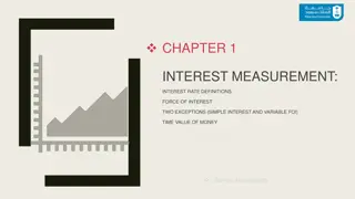 Interest Rates and Time Value of Money