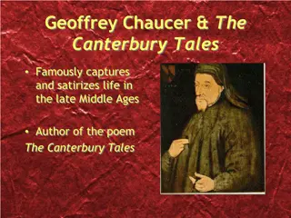 In-Depth Exploration of Geoffrey Chaucer and 